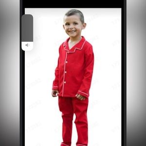 Matching Christmas Pajamas for Dad size 2xl. Just like the little boys.